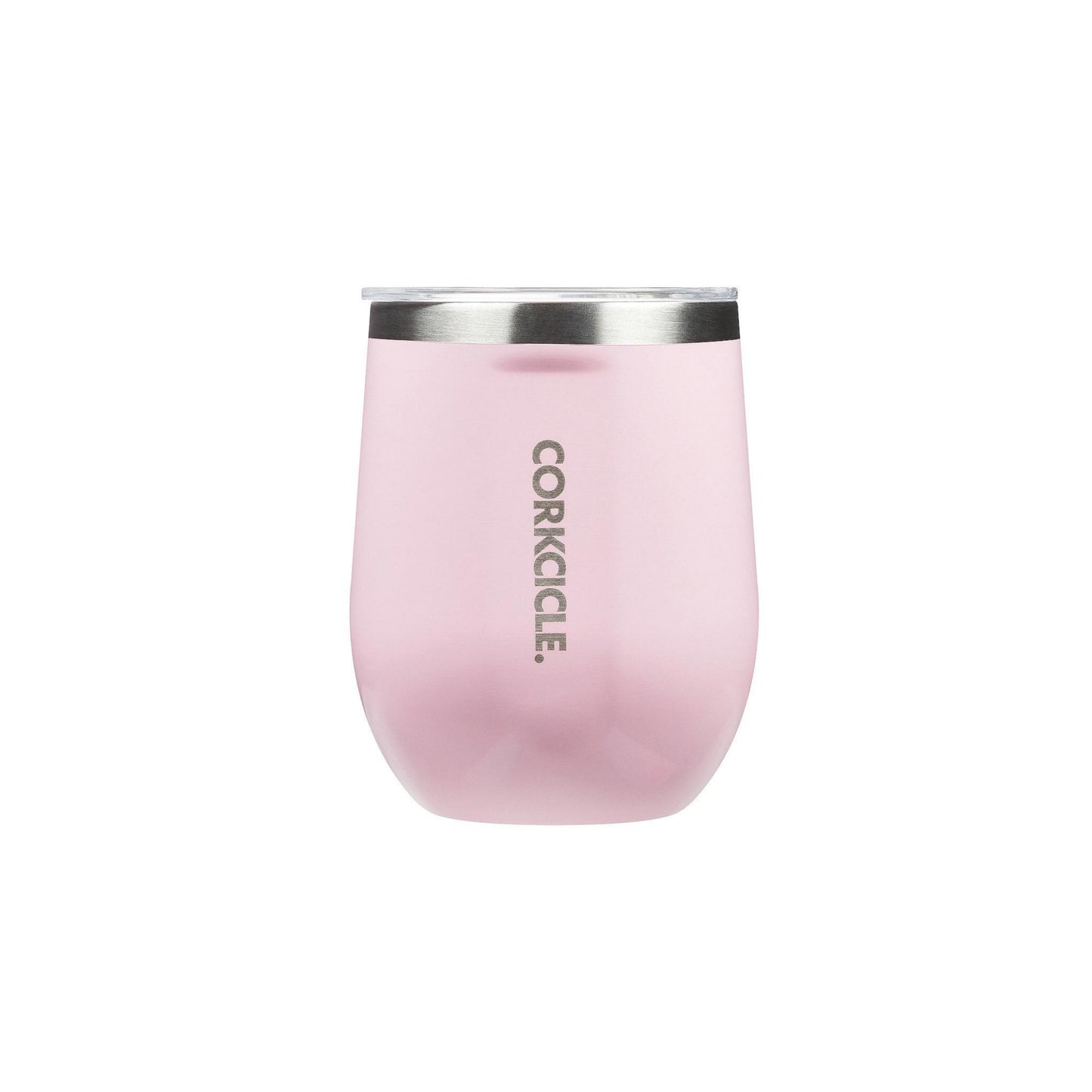CORKCICLE : STEMLESS ROSE QUARTZ 12 OZ