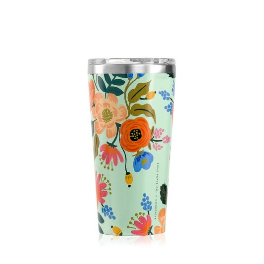 CORKCICLE : TUMBLER MINT LIVELY FLORAL RIFLE PAPER CO. 16 OZ
