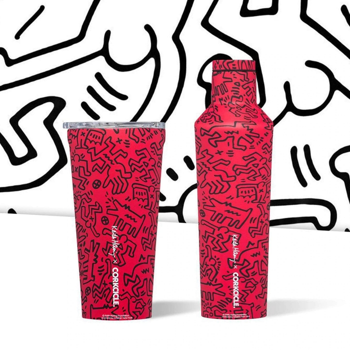 CORKCICLE : TUMBLER STREET ART KEITH HARING 16 OZ